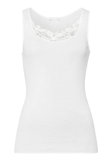 Kalea Floral Embroidered Tank Top | Off White 70848-102